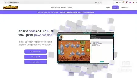 CodeCombat 代码战争编程学习平台永久会员订阅（支持 C++）