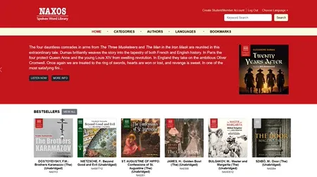Naxos Spoken World Library 拿索斯有声图书馆永久会员订阅