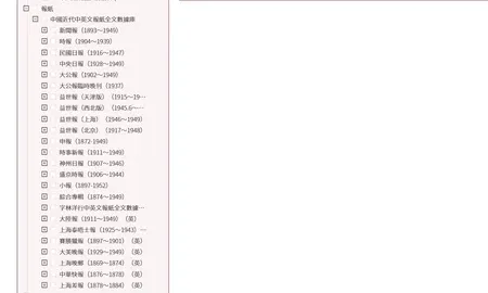 中国近代中英文报纸全文数据库永久会员订阅