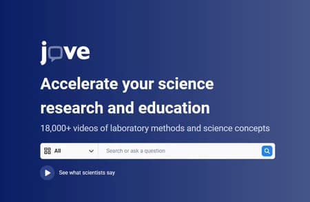 JoVE 实验视频期刊一个月会员订阅(霍普金斯大学权限)