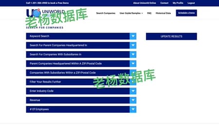 Uniworld Online 全球商业信息数据库永久会员订阅
