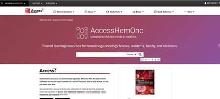 AccessHemOnc 血液肿瘤学临床参考数据库永久会员订阅