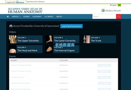 Acland's Video Atlas of Human Anatomy 人体解剖学视频图集永久会员订阅