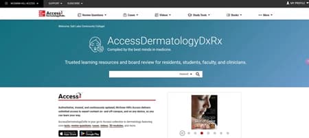 AccessDermatologyDxRx 皮肤病学临床参考数据库永久会员订阅